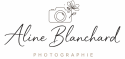 Logo Aline Blanchard avec appareil photo